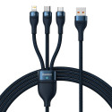 Baseus Flash Series Ⅱ 3in1 Fast Charging Cable USB-A to USB-C / Micro-USB / Lightning 66W 480Mbps 1.