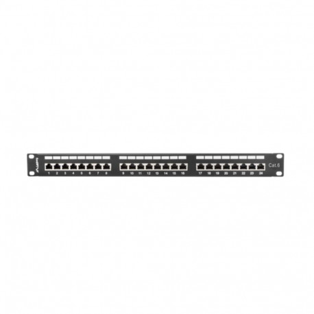 24-port UTP Category 6 Patch Panel Lanberg PPS6-1024-B