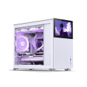 Jonsbo D31 Screen Micro-ATX Case, Tempered Glass - white
