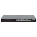 Intellinet 24-portine gigabit ethernet PoE+ lüliti 2 SFP pordiga, IEEE 802.3at/af ühilduv, PoE võims