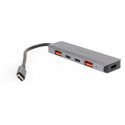 Platinet adapter Multimedia 5in1 (46237)