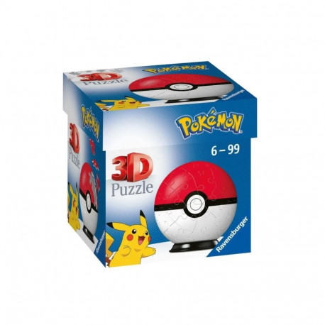 3D pusle 54 elementi, punane pokemon