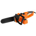 Urządzenie ogrodowe 2w1 z wysięgnikiem: pilarka łańcuchowa 750W 250mm+nożyce do żywopłotu 550W 460mm