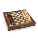 Board Game Set - Manopoulos Classic Style 4in1 Chess Backgammon Ludo Snakes L Size