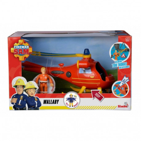 Product Title: Fireman Sam Wallaby Helicopter with Tom Thomas Figurine
Prod