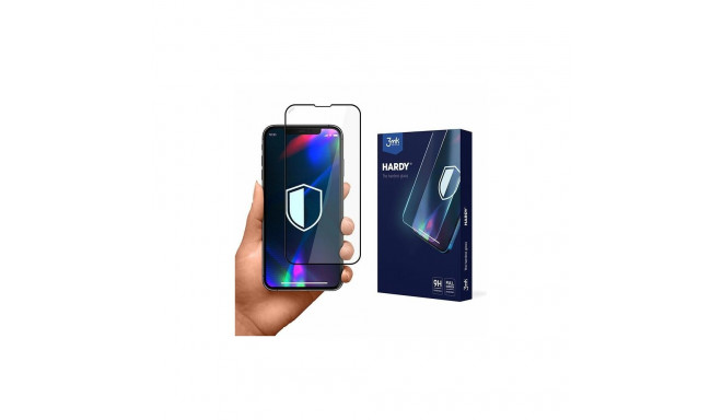 3MK Hardy iPhone 13 Mini Chemically Hardened Glass Black