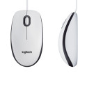 MOUSE USB OPTICAL M100/WHITE 910-006764 LOGITECH
