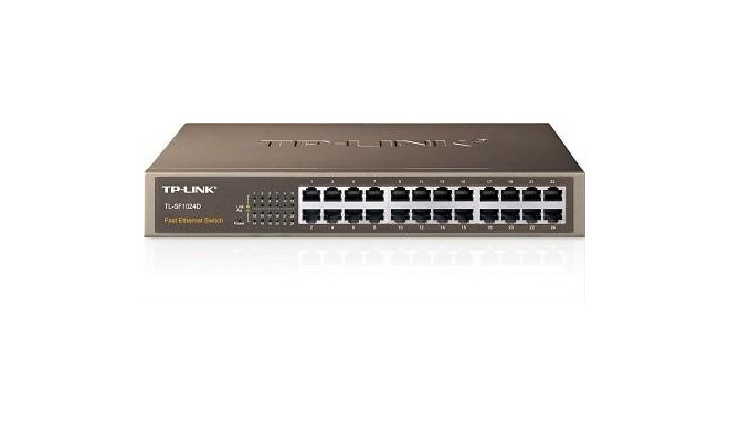Switch|TP-LINK|24x10Base-T / 100Base-TX|TL-SF1024D