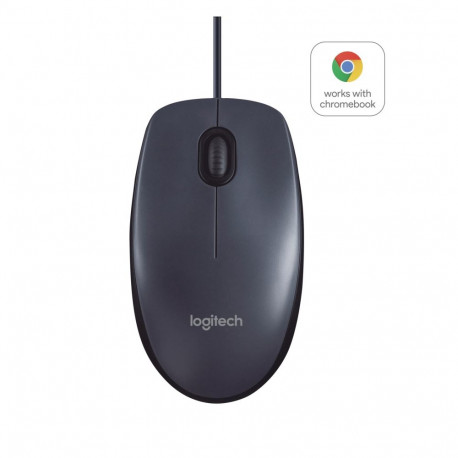 Logitech mouse B100 USB, black (910-003357)