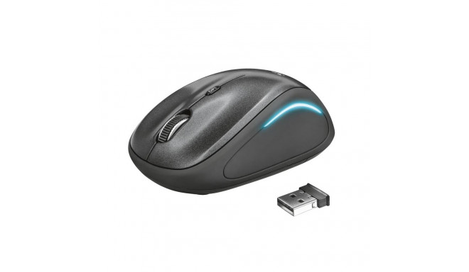 MOUSE USB OPTICAL WRL YVI FX/BLACK 22333 TRUST