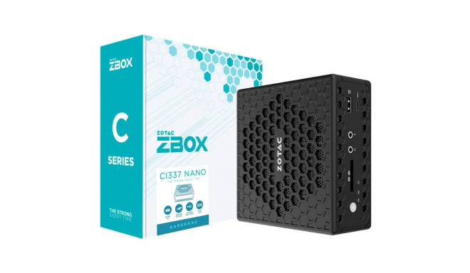 ZBOX miniarvuti CI337 nano ilma operatsioonisüsteemita, must