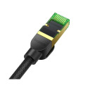 Baseus fast RJ45 cat. network cable. 8 40Gbps 20m braided black