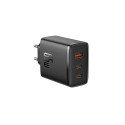 Baseus Cube Pro 65W GaN charger 2x USB-C USB-A - black