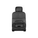 Car seat organizer seat protector seat cover shelf mini car table black