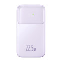 Baseus Comet Series powerbank with display 10000mAh 22.5W - purple + USB-A / USB-C cable