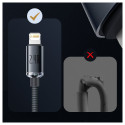 Baseus Crystal Shine Series cable USB cable for fast charging and data transfer USB Type A - Lightni
