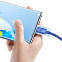 Baseus crystal shine series fast charging data cable USB Type A to USB Type C 100W 2m blue (CAJY0005