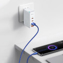 Baseus crystal shine series fast charging data cable USB Type A to USB Type C 100W 2m blue (CAJY0005