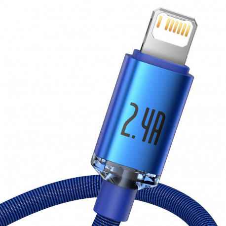 Baseus Crystal Shine Series cable USB cable for fast charging and data transfer USB Type A - Lightni