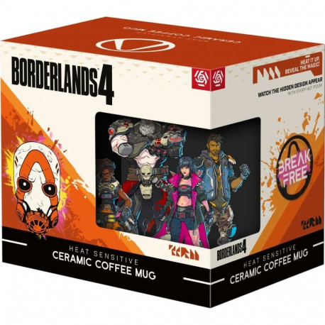 Heat Reveal kruus Good Loot Borderlands 4 - Vault Keeper Glitch 450 ml must, oranž