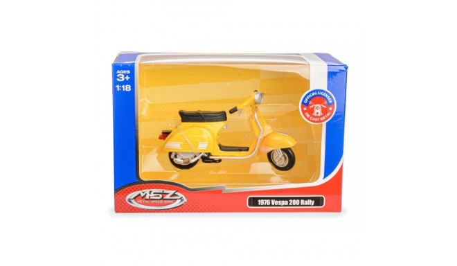 Skuter msz 1:18 1976 vespa 200 rally kollane