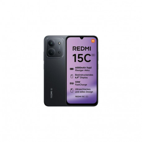 Xiaomi Redmi 15C 17.5 cm (6.9") 5G USB Type-C 4 GB 128 GB 6000 mAh Black