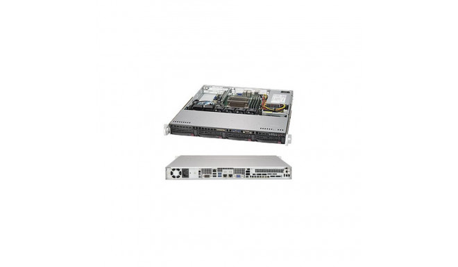 Supermicro SuperChassis 813MFTQC-350CB2 Rack Black 350 W