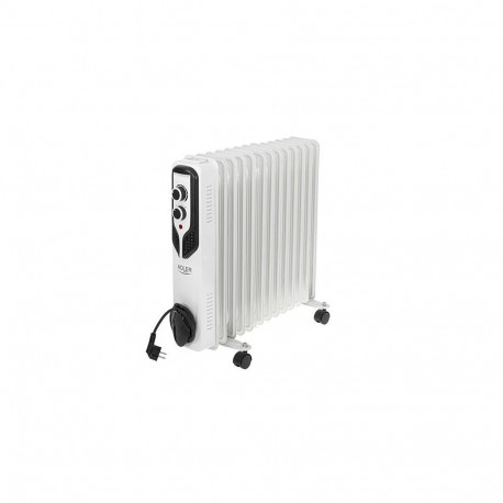 Adler AD 7818 electric space heater Indoor White 2500 W Oil electric space heater