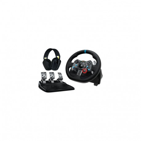 Logitech G 991-000539 Gaming Controller Aluminium, Black USB Steering wheel + pedals + headset PC, P