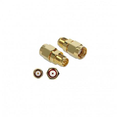 DeLOCK 89977 cable gender changer RP-SMA Gold