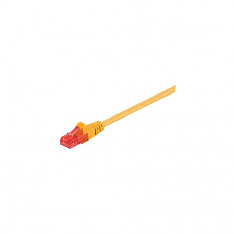 Goobay CAT 6 Patch Cable, U/UTP, 3 m, Yellow