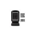 Qoltec 50864 barcode reader Fixed bar code reader 1D/2D LED Black