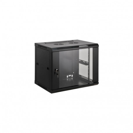 Intellinet 19" Network Cabinet - Wall Mount (Standard), 12U, 600mm Deep, Black, Assembled, 