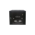 Intellinet 19" Network Cabinet - Wall Mount (Double Section Hinged Swing Out), 12U, 450mm D