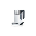 Bosch TWK8611P electric kettle 1.5 L 2400 W Anthracite, Stainless steel, White