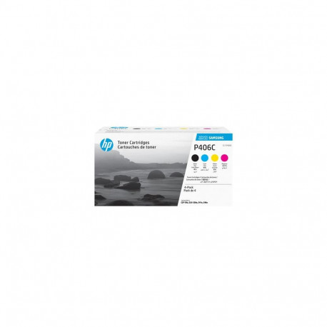 Samsung CLT-P406C 4-pack Cyan/Magenta/Yellow/Black Original Toner Cartridge