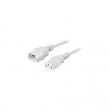 Deltaco DEL-112V power cable White 1 m IEC C13 IEC C14