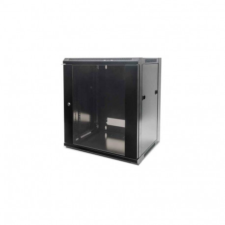 Intellinet 19" Network Cabinet - Wall Mount (Standard), 15U, 600mm Deep, Black, Flatpack, Max 6