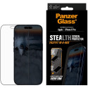 "PanzerGlass Stealth Screen Protector w. Black Frame iPhone 17 Pro | Ultra-Wide Fit w. Fastfit in-a-