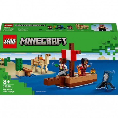 "LEGO 21259 Minecraft Die Piratenschiffreise"
