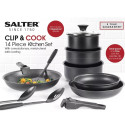 Salter BW12055IS Clip & Cook 14-Piece Kitchen Set
