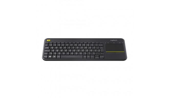 LOGITECH Wireless Touch Keyboard k400 plus black DE Layout