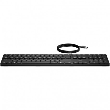 HP 320K USB Wired Keyboard - Black - US ENG