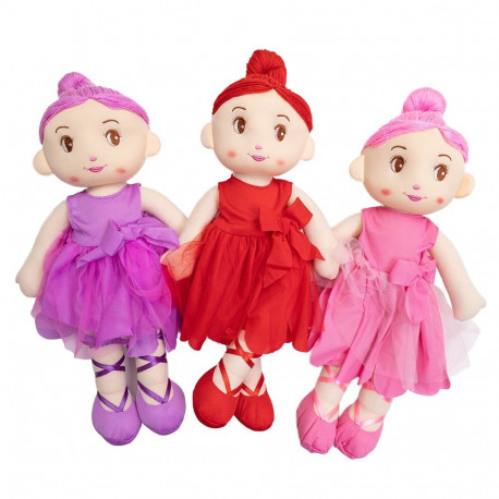 Cuddly ballerina doll