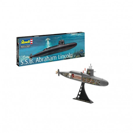 Plastic model Ship S.S.B. Abraham Lincoln W/IN 1/253