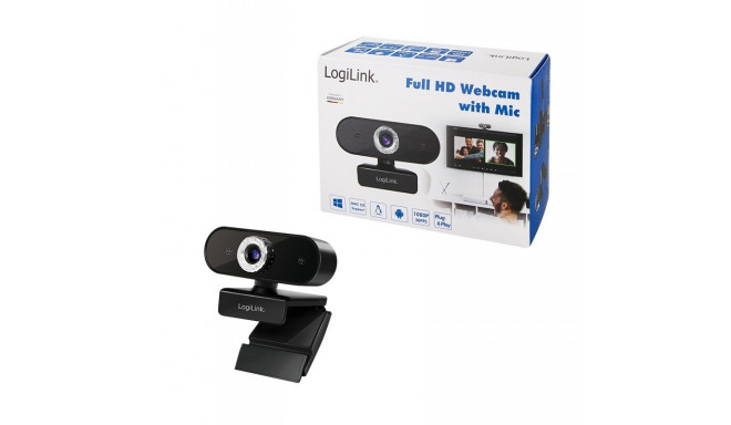Pro full HD USB webcam with microphone