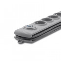 Surge protector 5 sockets 3m gray