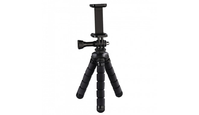 Hama mini-tripod Flex 2in1 14cm, black