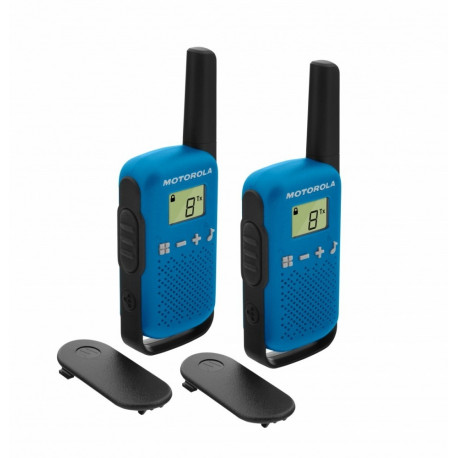 The Motorola Solutions TALKABOUT T42 (Blue) is a simple, compact, and easy-to-use w