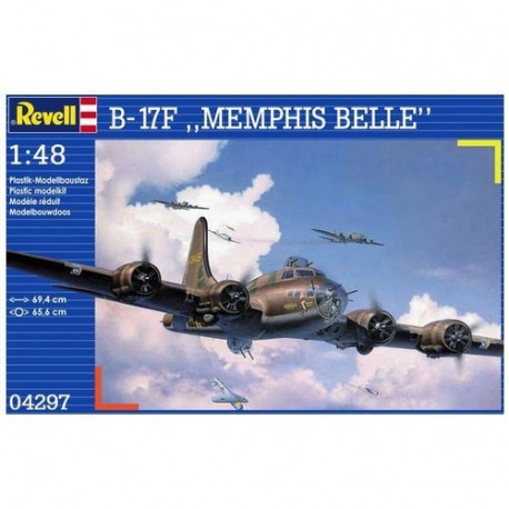 Plastic model B-17F Memphis Belle